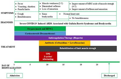 Bradycardia unresponded to atropin testing was successfully treated with therapeutic plasma exchange in a patient with severe COVID-19 complicated by Guillain-Barré syndrome: A case report